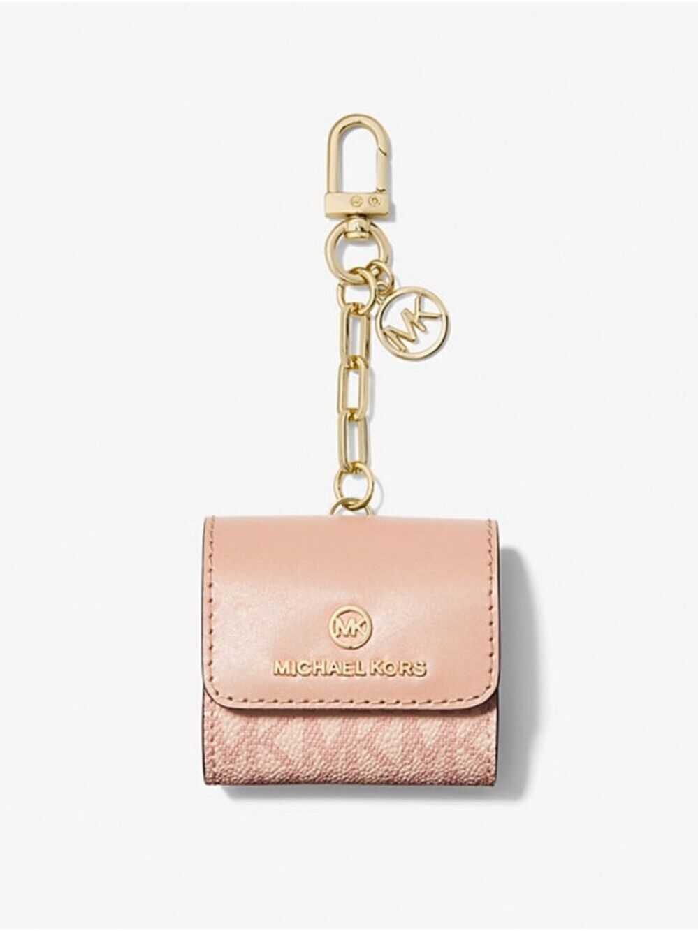 Michael Kors AirPods Pro Case Cover Charm Key Chain Rose Gold Box